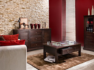 Kamień dekoracyjny Colorado - Średni beżowy czerwony salon, styl tradycyjny - zdjęcie od STEGU