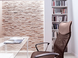 Kamień dekoracyjny Venezia - Średnie beżowe białe biuro - zdjęcie od STEGU