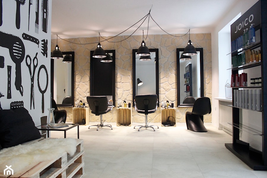Kamień dekoracyjny Rodos - Salon fryzjerski wnętrza publiczne, styl nowoczesny - zdjęcie od STEGU
