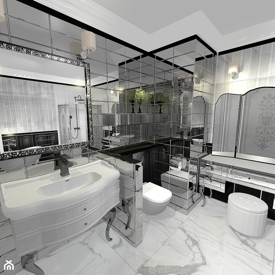 Luksusowa łazienka - zdjęcie od Pracownia projektowania wnętrz Beata Lukas