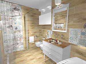 Łazienka, styl rustykalny - zdjęcie od Pracownia projektowania wnętrz Beata Lukas