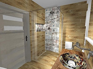 Łazienka, styl rustykalny - zdjęcie od Pracownia projektowania wnętrz Beata Lukas