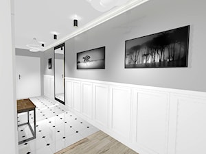 Projekt mieszkania - Hol / przedpokój, styl vintage - zdjęcie od Pracownia projektowania wnętrz Beata Lukas