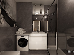 Mieszkanie - Średnia bez okna łazienka, styl nowoczesny - zdjęcie od FORMA - Pracownia Architektury Wnętrz