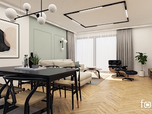 DOM NOWY TARG - Salon, styl nowoczesny - zdjęcie od FORMA - Pracownia Architektury Wnętrz