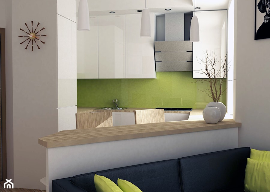 Mieszkanie dla singla - Kuchnia, styl nowoczesny - zdjęcie od FORMA - Pracownia Architektury Wnętrz