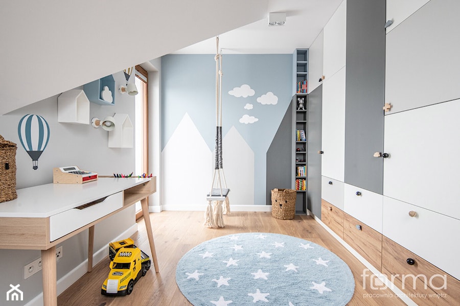 POKOJE DZIECIĘCE TUCHÓW - Pokój dziecka, styl nowoczesny - zdjęcie od FORMA - Pracownia Architektury Wnętrz