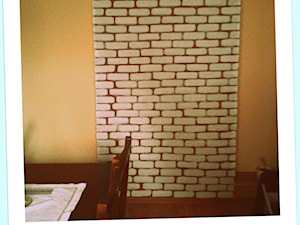 Przemiana ściany poprzez cegłę - zdjęcie od Szymon930