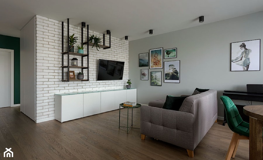 Warszawa, Ursynów - Salon, styl nowoczesny - zdjęcie od yo home design