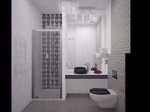 Warszawa, Vola Residence - Mała bez okna łazienka, styl glamour - zdjęcie od yo home design