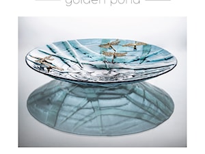 Patera "Golden pond" - zdjęcie od Lisowski Glass Studio - Art Fusing