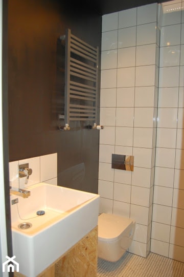 blokowo-loftowe M-3 - Łazienka, styl minimalistyczny - zdjęcie od zatorami