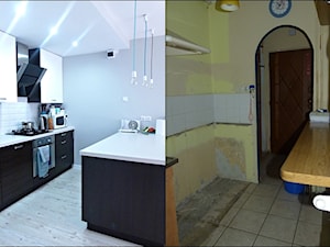 metamorfoza dwóch połączonych mieszkań - Kuchnia, styl skandynawski - zdjęcie od mar.sza