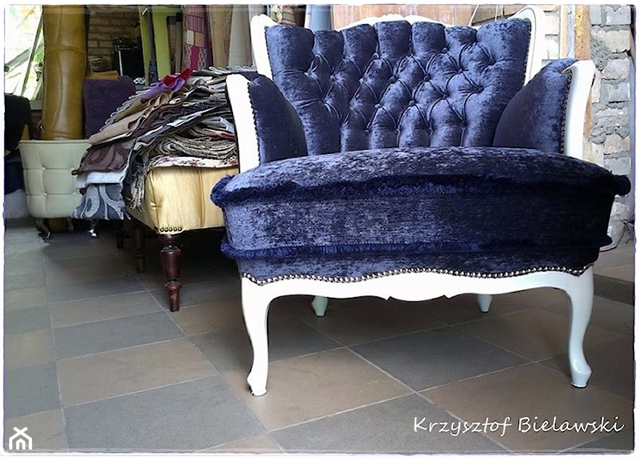 fotel pikowany - zdjęcie od aleCUDO tapicerstwo meble tkaniny