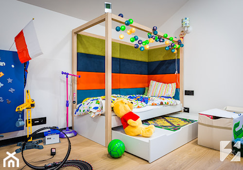 Nowoczesne meble na wymiar do domu - Średni biały pokój dziecka dla dziecka dla chłopca, styl nowoczesny - zdjęcie od 3TOP KUCHNIE