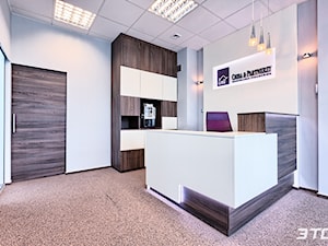 Aranżacja wnętrz, projekt i wykonanie mebli do kancelarii finansowej - Wnętrza publiczne, styl nowoczesny - zdjęcie od 3TOP KUCHNIE