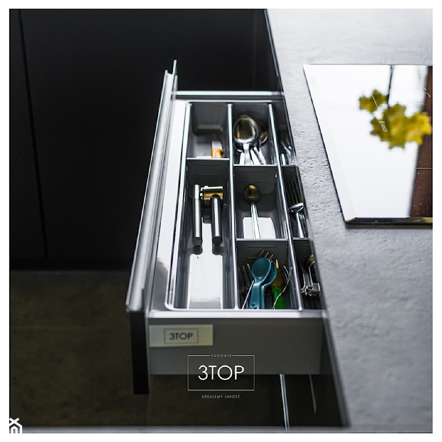 Przestronna kuchnia na wymiar od 3TOP - Salon, styl skandynawski - zdjęcie od 3TOP KUCHNIE