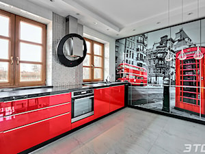 Zabudowa kuchni w mieszkaniu - styl brytyjski - zdjęcie od 3TOP KUCHNIE