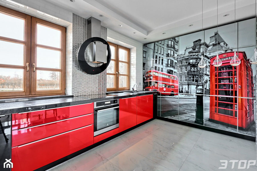 Zabudowa kuchni w mieszkaniu - styl brytyjski - zdjęcie od 3TOP KUCHNIE - Homebook