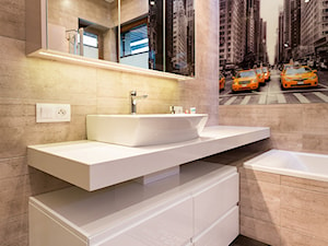 Łazienka w nowoczesnym stylu z grafiką - zdjęcie od 3TOP KUCHNIE