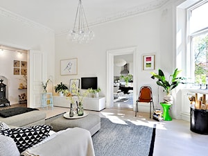 Mieszkanie w stylu skandynawskim - Salon, styl skandynawski - zdjęcie od Casa Bianca