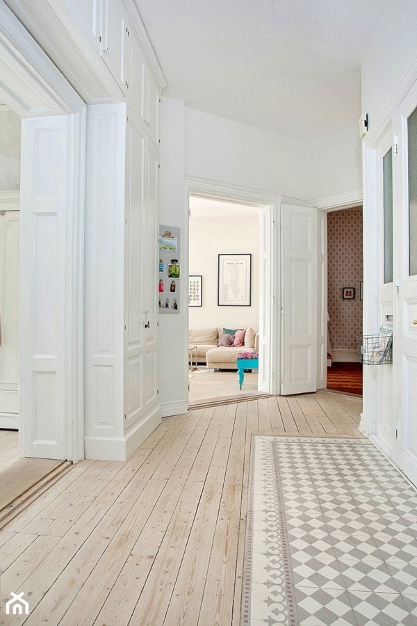 Mieszkanie w skandynawskim stylu - Hol / przedpokój, styl skandynawski - zdjęcie od Casa Bianca