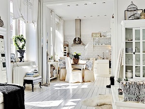 Mieszkanie pełne bieli - Salon, styl skandynawski - zdjęcie od Casa Bianca