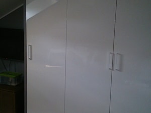 Szafa na wymiar, biały lakier - Sypialnia, styl nowoczesny - zdjęcie od Prestige Meble
