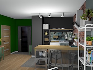 Mieszkanie dla lekkoducha za grosze - Kuchnia, styl industrialny - zdjęcie od Pracownia Kardamon