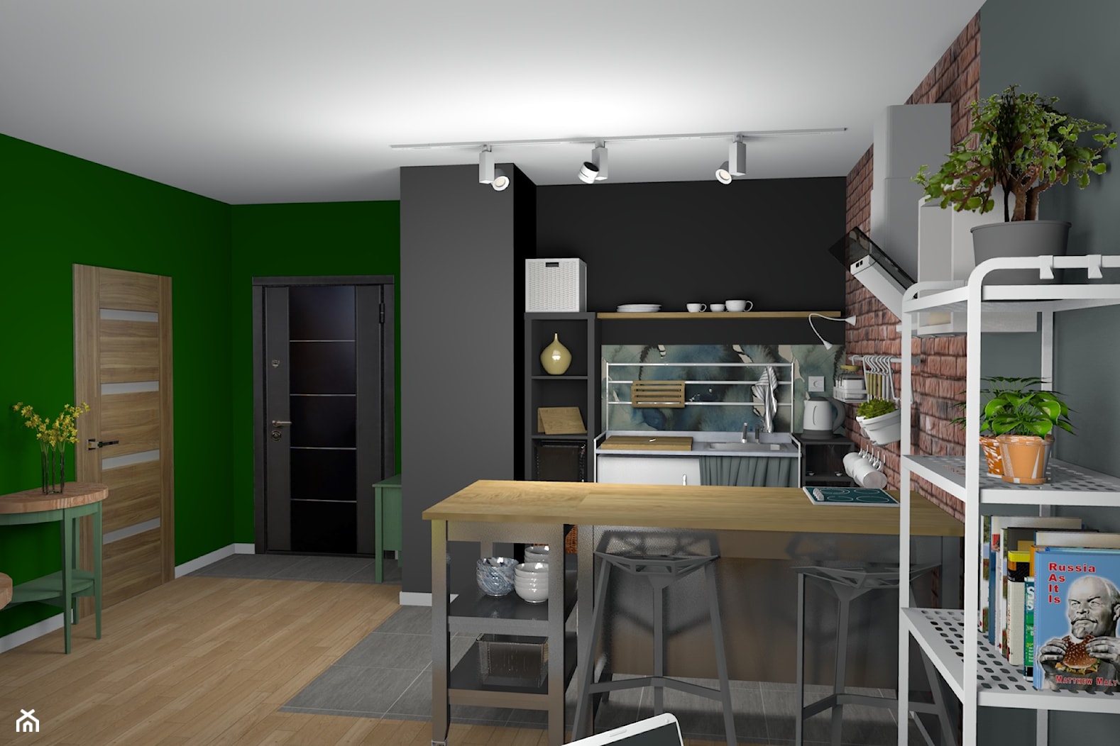Mieszkanie dla lekkoducha za grosze - Kuchnia, styl industrialny - zdjęcie od Pracownia Kardamon - Homebook