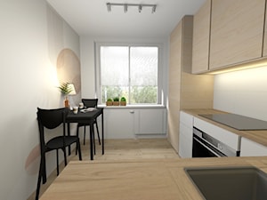 Mieszkanie na sprzedaż w Krakowie + homestaging - Kuchnia, styl minimalistyczny - zdjęcie od Pracownia Kardamon