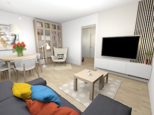 Mieszkanie na sprzedaż w Krakowie + homestaging - Salon, styl minimalistyczny - zdjęcie od Pracownia Kardamon