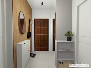 Do większego mieszkania z kawalerki - Hol / przedpokój, styl minimalistyczny - zdjęcie od Pracownia Kardamon