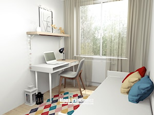 Mieszkanie na sprzedaż w Krakowie + homestaging - Biuro, styl minimalistyczny - zdjęcie od Pracownia Kardamon