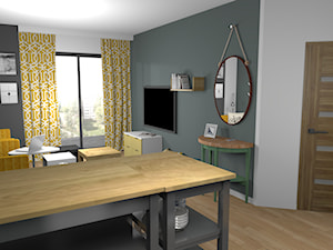 Mieszkanie dla lekkoducha za grosze - Salon, styl industrialny - zdjęcie od Pracownia Kardamon