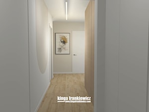 Mieszkanie na sprzedaż w Krakowie + homestaging - Hol / przedpokój, styl minimalistyczny - zdjęcie od Pracownia Kardamon