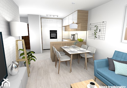 Moje jasne małe mieszkanie - Kuchnia, styl nowoczesny - zdjęcie od Pracownia Kardamon