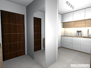 Moje jasne małe mieszkanie - Hol / przedpokój, styl minimalistyczny - zdjęcie od Pracownia Kardamon