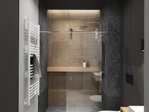AW/ML/2019 - Średnia bez okna łazienka, styl nowoczesny - zdjęcie od Kaza_concept
