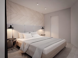 A/AW/1/17 - Średnia szara sypialnia, styl industrialny - zdjęcie od Kaza_concept