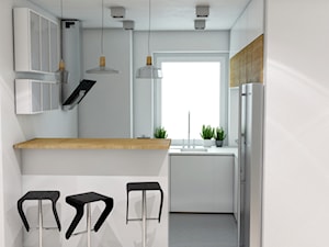 Mieszkanie 77m2, Włocławek - Kuchnia, styl nowoczesny - zdjęcie od MArker Studio