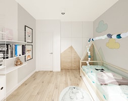 Skandynawska Wola - Średni biały pokój dziecka dla dziecka dla dziewczynki, styl skandynawski - zdjęcie od Krystyna Regulska Architektura Wnętrz - Homebook