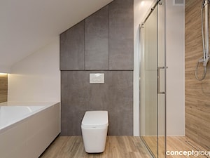 Dom w Rudzie Śląskiej - Realizacja - Średnia łazienka, styl nowoczesny - zdjęcie od Conceptgroup