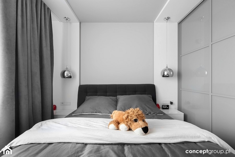Mieszkanie w Chorzowie - Realizacja - Sypialnia - zdjęcie od Conceptgroup