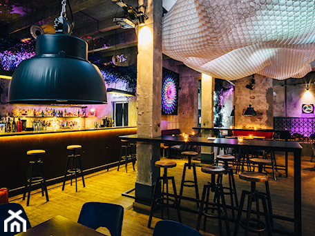 Aranżacje wnętrz - Wnętrza publiczne: CoctailBar Mashroom - Wnętrza publiczne, styl nowoczesny - made in HOLA. Przeglądaj, dodawaj i zapisuj najlepsze zdjęcia, pomysły i inspiracje designerskie. W bazie mamy już prawie milion fotografii!