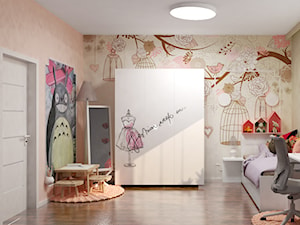 Dom w Częstochowie - nowocześnie i przyjaźnie - Pokój dziecka, styl glamour - zdjęcie od Inside Outside Design