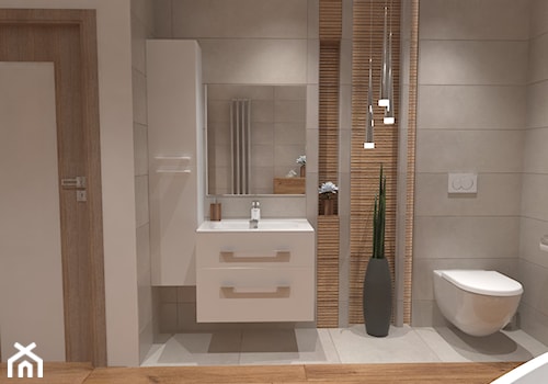 Łazienki - Średnia bez okna łazienka, styl nowoczesny - zdjęcie od Inside Outside Design