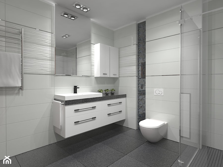 Minimalizm w łazience - Łazienka, styl minimalistyczny - zdjęcie od Inside Outside Design