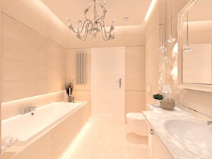 Elegancka łazienka z sauną - Łazienka, styl nowoczesny - zdjęcie od Inside Outside Design