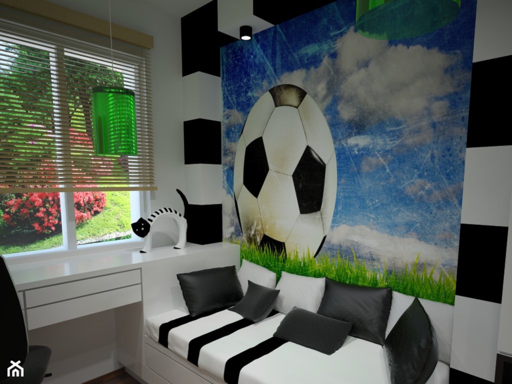 Pokój fana piłki nożnej - zdjęcie od IM WNĘTRZA | Projektowanie wnętrz - Homebook